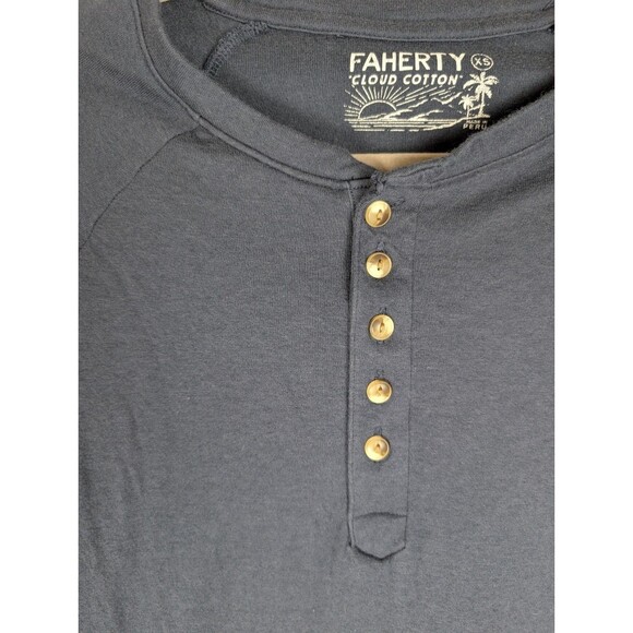Faherty Navy Short Sleeve Tee - Picture 3 of 10